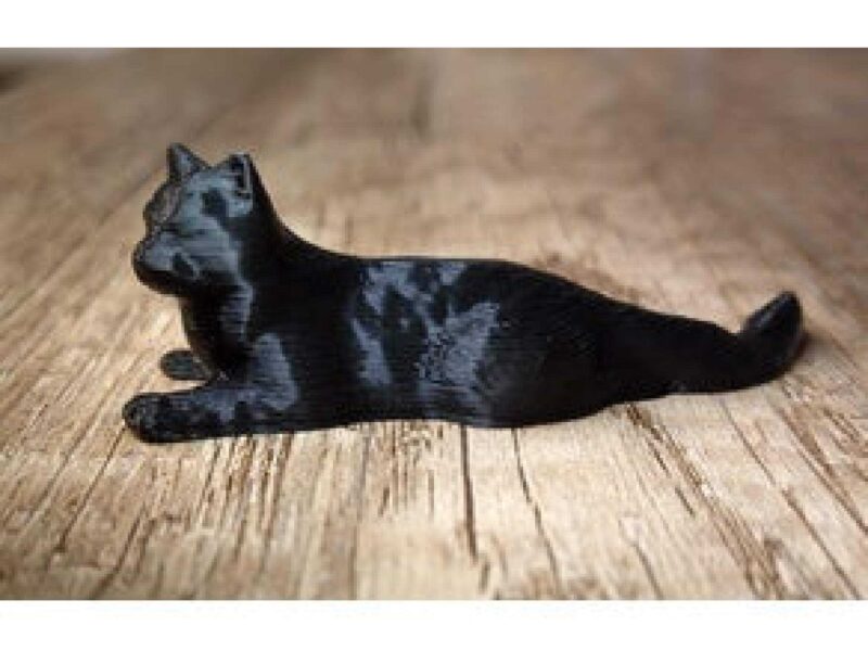 Yatan Kedi Heykeli Hediyelik Biblo - Görsel 3