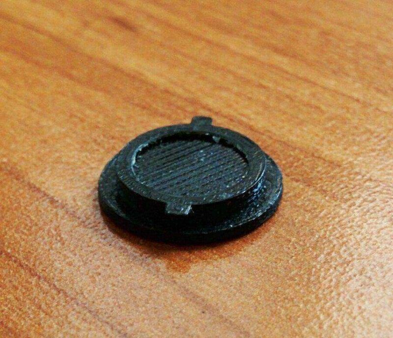 Yuvarlak Pil Kapağı Plastik Aparat - Görsel 2