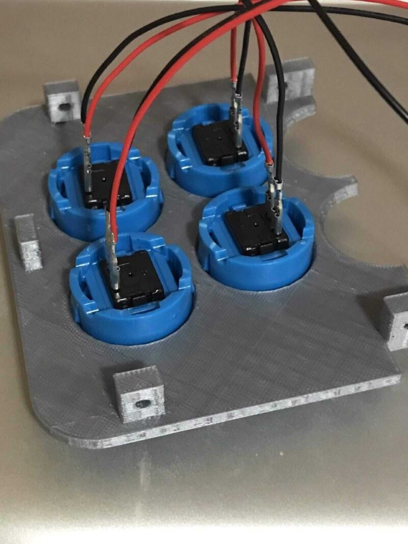 Arcade Joystick 10 Düğme Kutu Kılıf Plastik Aparat - Görsel 4