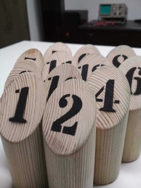 Mölkky Beschriftungs-Set Plastik Aparat