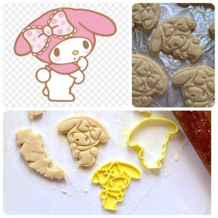 My Melody Cookie Cutter Stamp Plastik Aparat