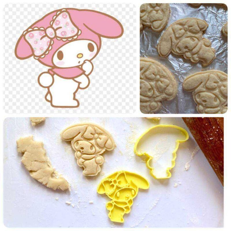 My Melody Cookie Cutter Stamp Plastik Aparat
