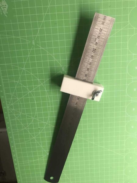 30 Cm 300Mm Metal Cetvel İçin İşaretleme Göstergesi (Streichmaß) Plastik Aparat