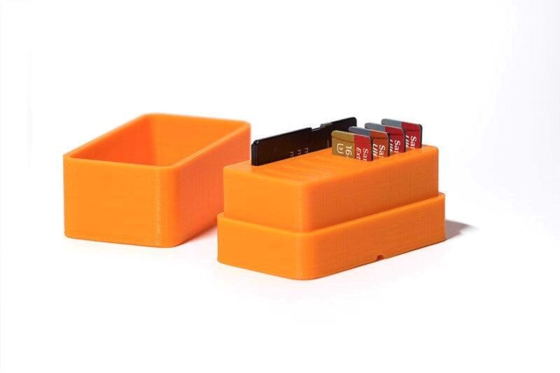 Mikro Sd Kart Ve Adaptör Saklama Kutusu Organik Plastikten