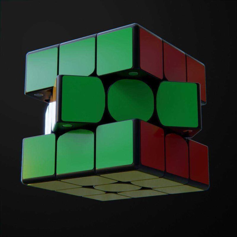 3X3 Speedcube V1 Plastik Aparat - Görsel 3