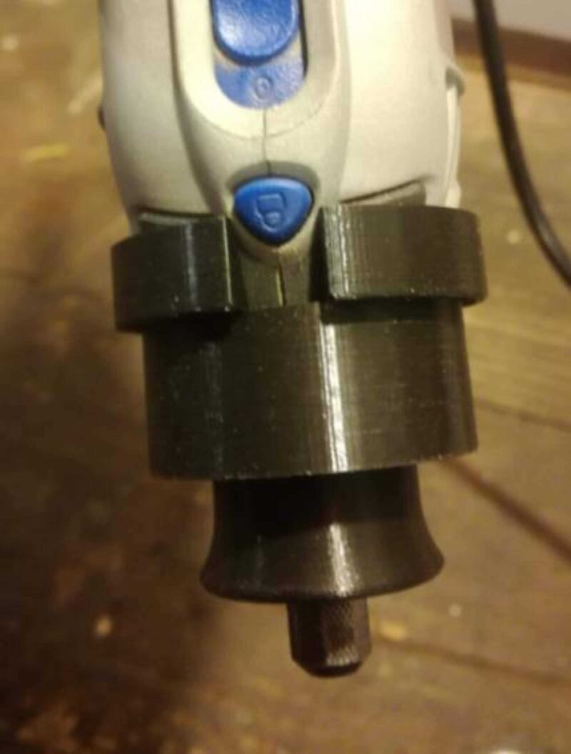 Dremel 4000 İçin Adaptör Matkap Tutucu Plastik Aparat - Görsel 2