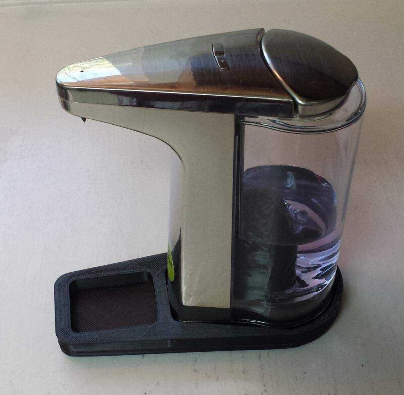 Simplehuman St1023 İçin Damla Tepsisi Otomatik Sabun Dispenseri Plastik Aparat - Görsel 2
