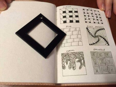 Zentangle Sınır Şablon Plastik Aparat