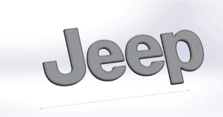 Jeep Logosu Plastik Aparat