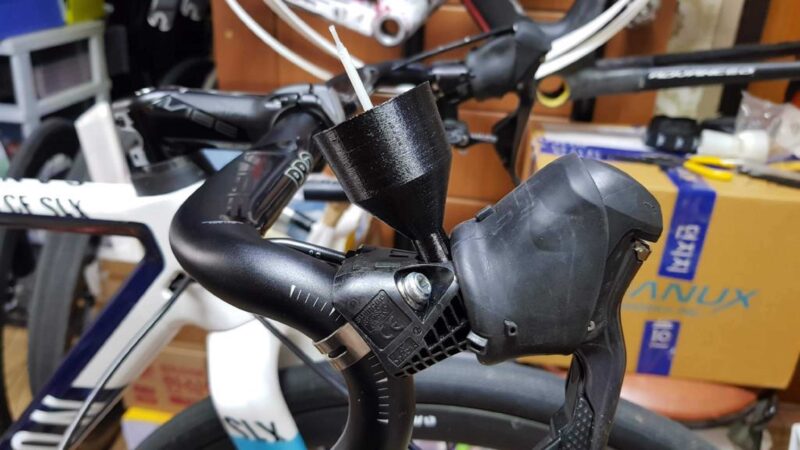 Shimano Road Bisiklet Hidrolik Fren Bleed Huni (M7X0.75 İplik) Plastik Aparat - Görsel 3