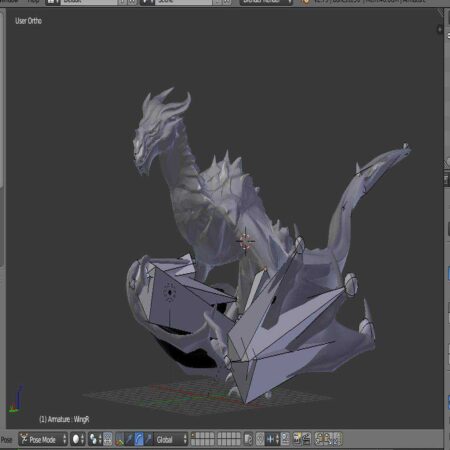 Skyrim Dragon - Pozlanabilir Plastik Aparat