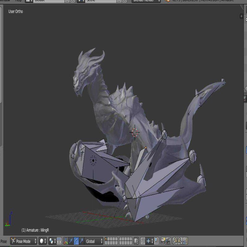 Skyrim Dragon - Pozlanabilir Plastik Aparat