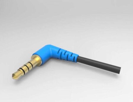 Mikro Jack 3.5Mm Erkek Konnektör, L Şekilli Fiş Plastik Aparat