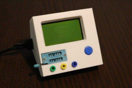 Tiny e-Lab LCR-T4 test cihazı  Organik Plastikten Aparat