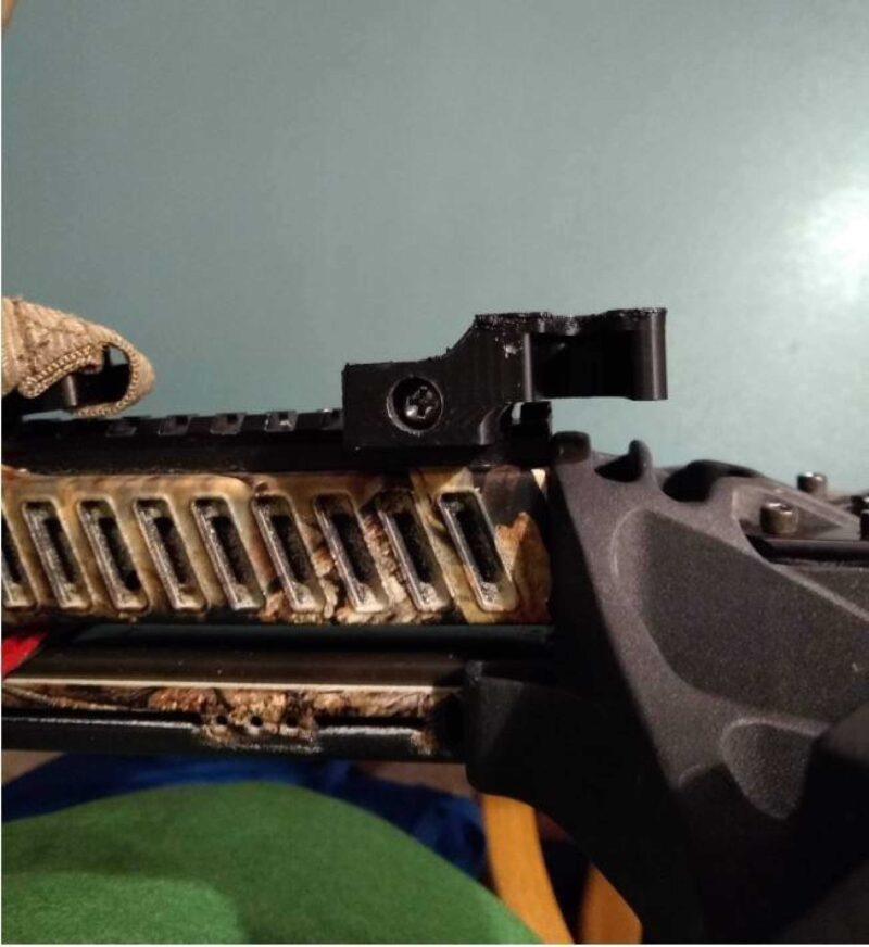 Barnett Raptor Fx2 Crossbow Quiver Picatinny Ray Montaj Değiştirme Plastik Aparat - Görsel 2