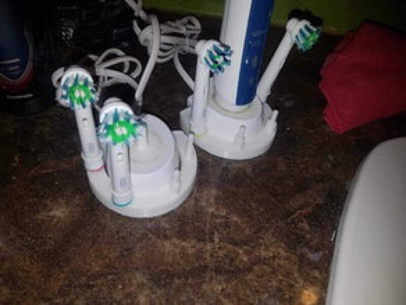 Oral-B için Diş Fırçası Tutacağı  Organik Plastikten Aksesuar - Görsel 4