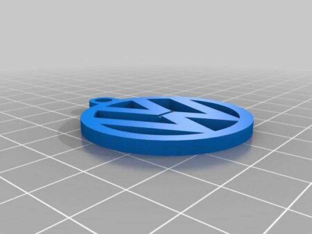 Vw VolksWagen Logosu Logo Benzeri Anahtarlık Organik Plastikten