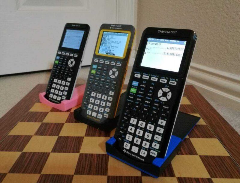 Ti 84 Plus Ce Ve Ti 83 Premium Ce Hesap Makinesi Standları Ve Kapakları Plastik Aparat - Görsel 2