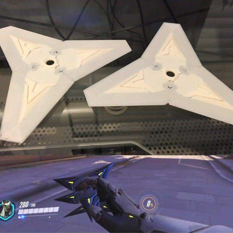 Overwatch Karakteri Genji Shuriken Yıldız Bıçakları Oyuncak - Görsel 3