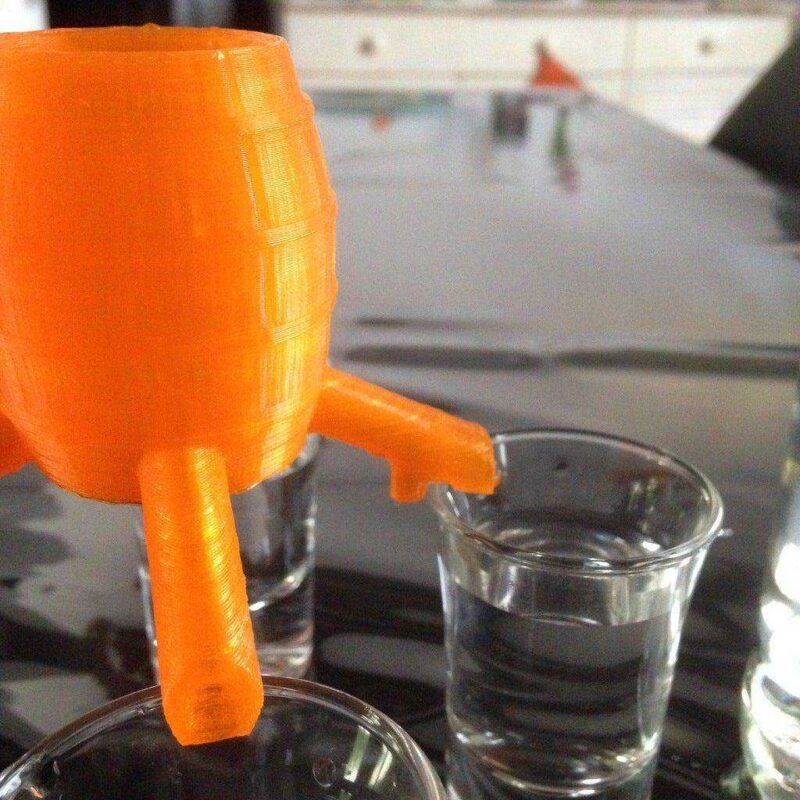 İçecek Bartender Barmen Dispenseri Dağıtma Organik Plastik - Görsel 2