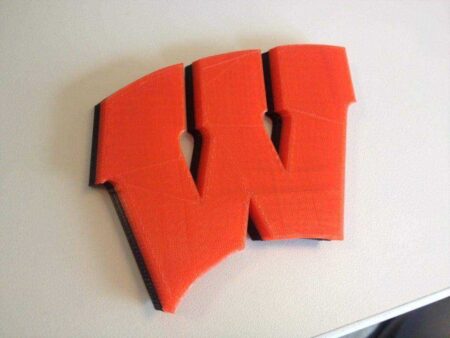 Wisconsin Üniversitesi Badgers Logo Plastik Aparat