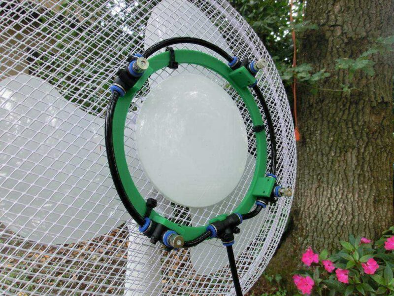 Brumisateur Dökme Ventilateur - Fan İçin Fogger Plastik Aparat - Görsel 2