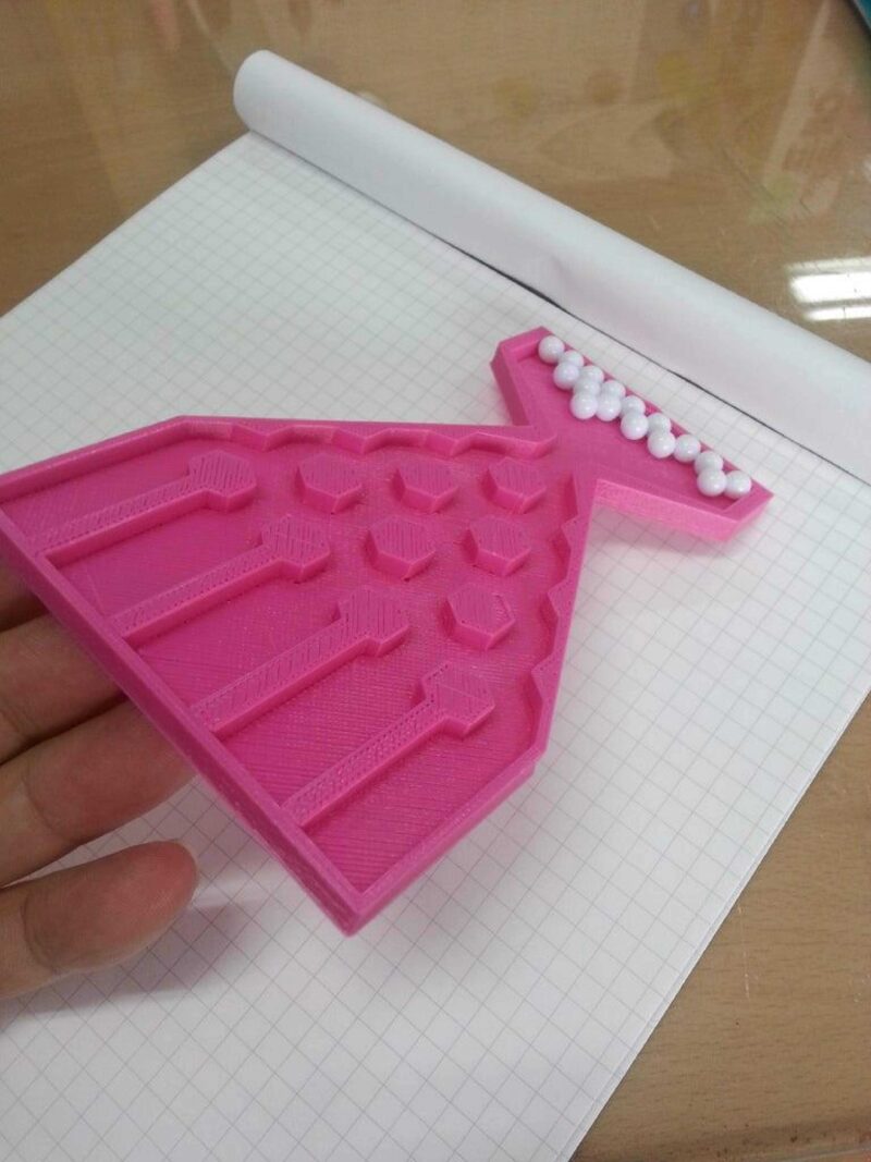 Pascal In Üçgeni, Matematik Oyuncak Binom Anahtarlık - Olasılık, İstatistik, Binom Teoremi, Binom Dağılımı Plastik Aparat - Görsel 2