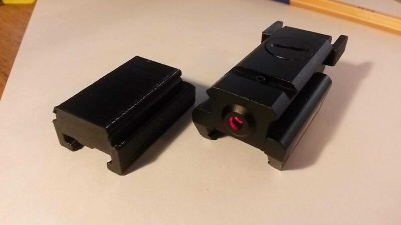 Demiryolu Montajı - Nerf İla 20 Mm Adaptör Plastik Aparat - Görsel 2