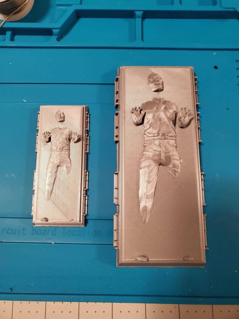Star Wars Temalı Han Solo Karbonit Hapis Figürü Model  Dekoratif - Görsel 2
