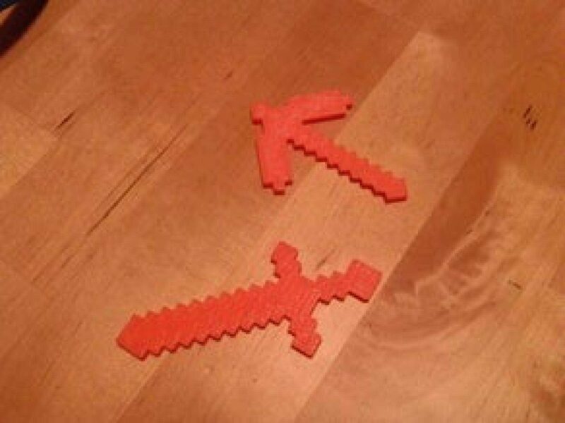 Minecraft Araçları: Kazma, Balta, Kürek Oyuncak - Görsel 4
