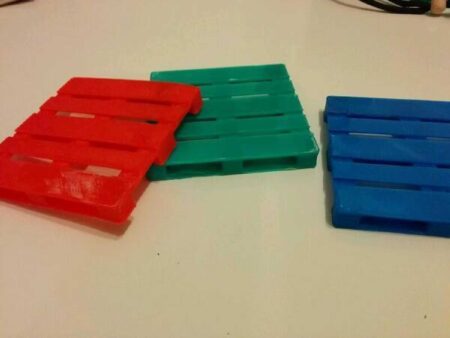 Portavasos Palet 80X80mm Plastik Aparat
