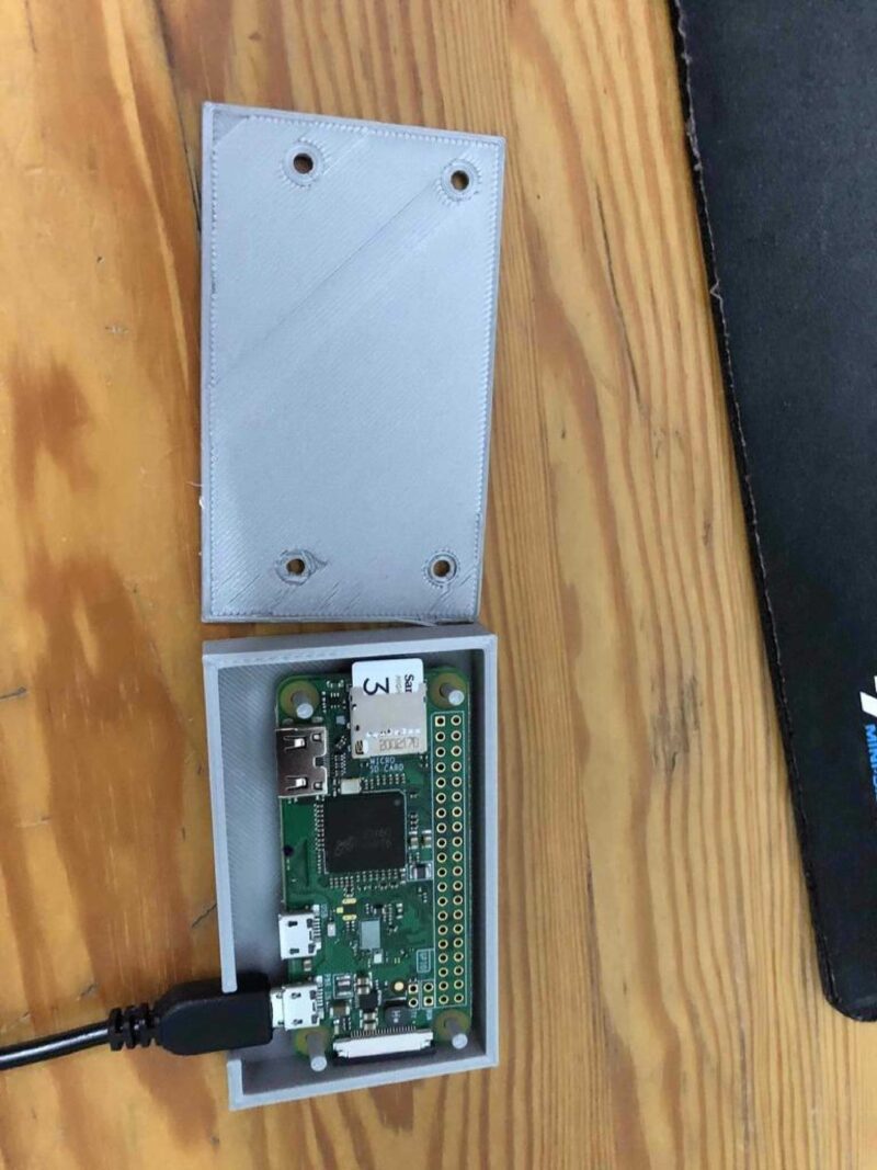 Ultralight Gizli Raspberry Pi Zero W Pla Case Plastik Aparat - Görsel 2