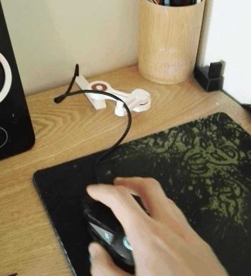 Mouse Bungee V3 Tarafından Mer_At İçin Masa Montajı Plastik Aparat - Görsel 3