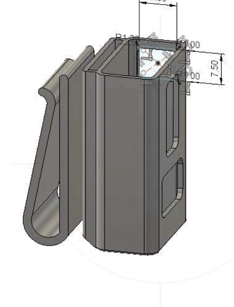 Nitecore Tini 2 Kılıf / Şapka Klipsi Plastik Aparat - Görsel 4