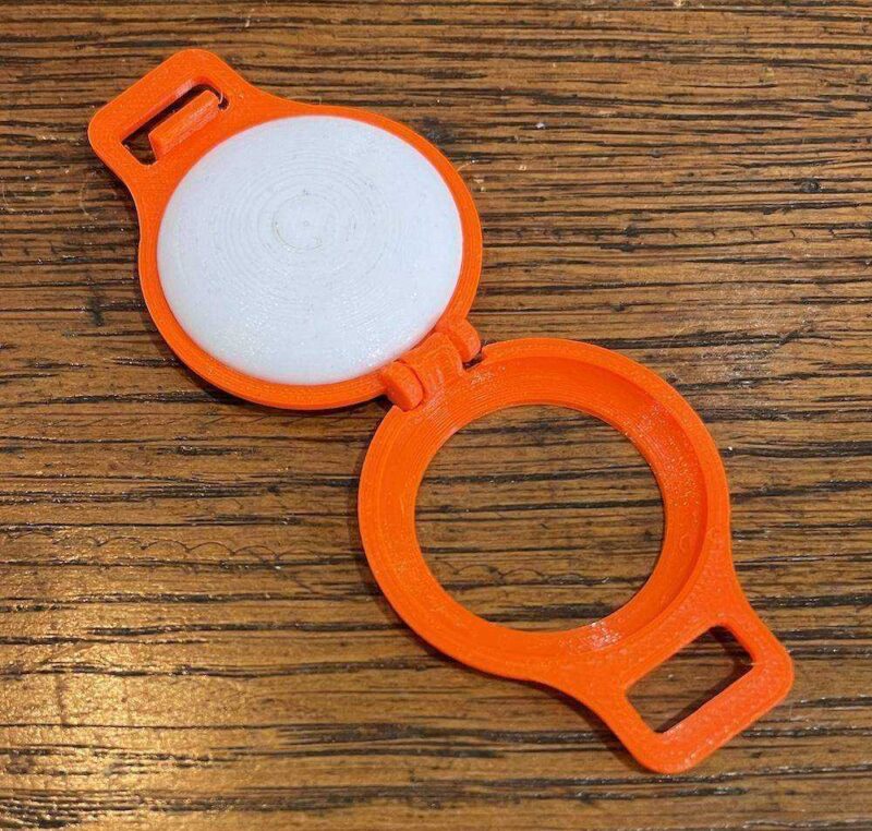 *Apple Airtag Keyring Case Yerinde Yazdır Plastik Aparat - Görsel 2