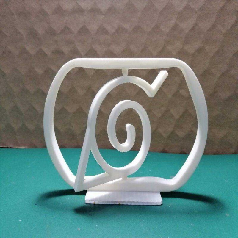 Naruto Işareti Logo  Biblo Dekoratif Hediyelik Süs Eşyası Maket