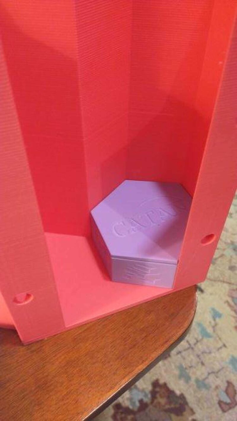 Logolu Katan 3D Adet Depolama Kutusu Plastik Aparat - Görsel 3