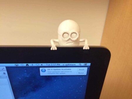 Despicable Me Minion Asılı Laptop Bilgisayar Monitör Dekoru Süs