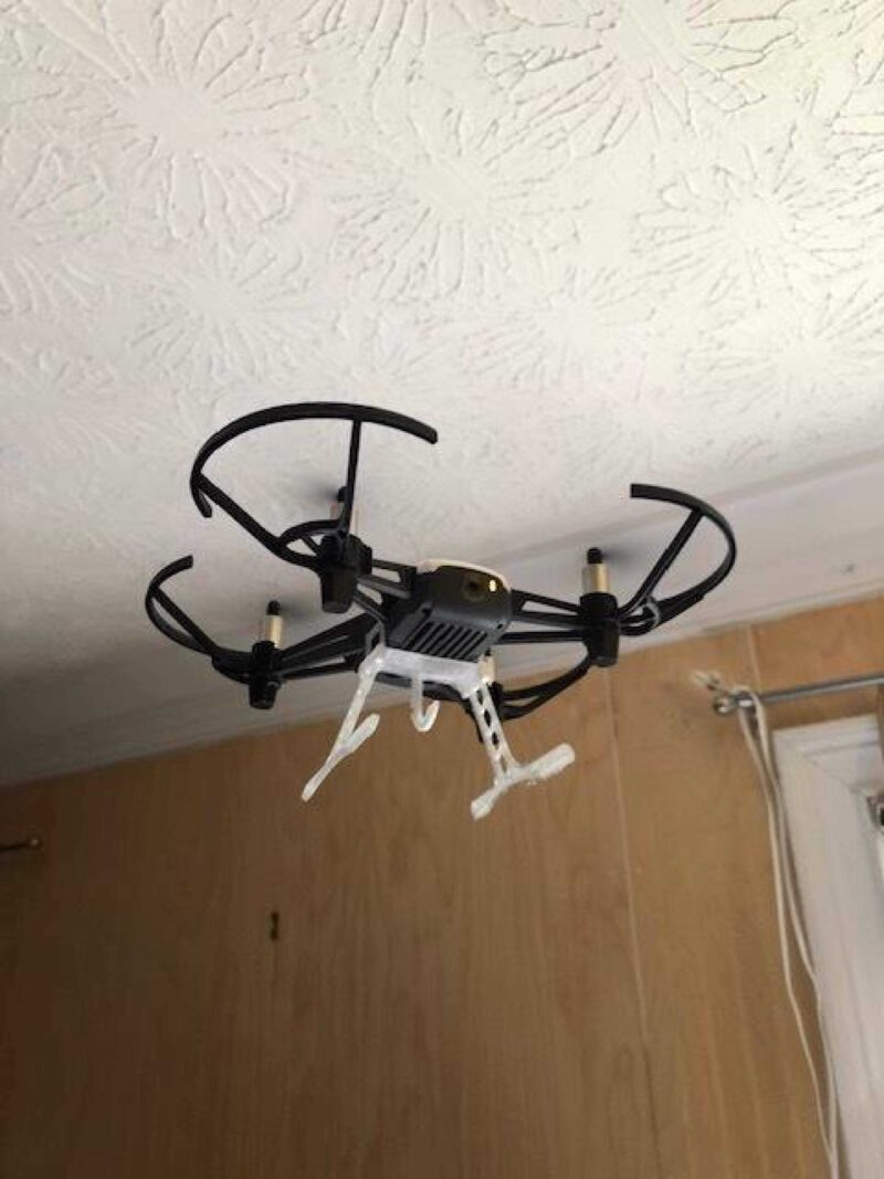 Dji Ryze Tello Drone Kargo Kanca Arazi Dişli Plastik Aparat - Görsel 4