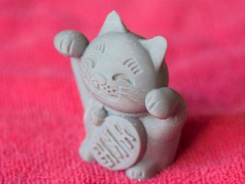 Maneki Neko Mutlu Kedi Japon  Çocuk Oyuncak Masaüstü Dekoratif - Görsel 3