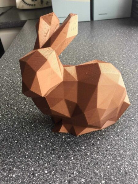 Lowpoly Tavşan Biblo Dekoratif Hediyelik Süs Eşyası Maket