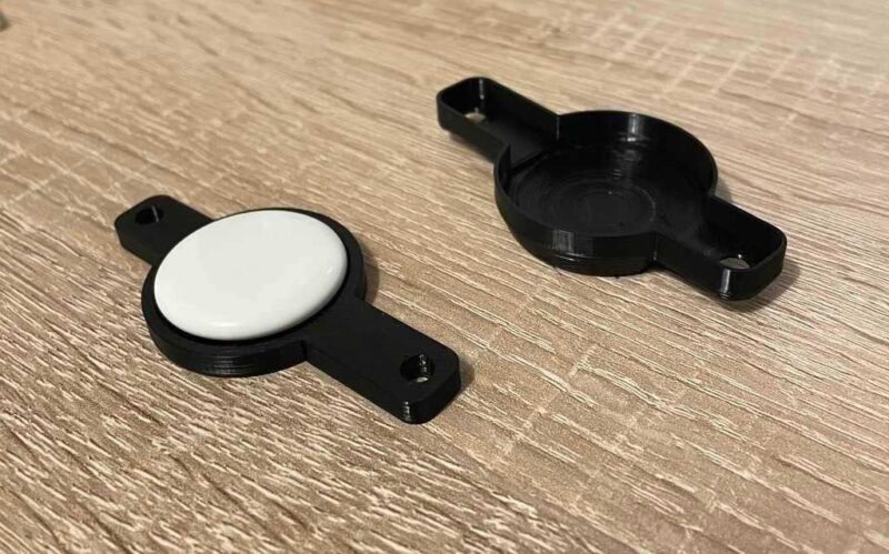 Bisikletlerde Şişe Kafesleri İçin Airtag Tutucu Plastik Aparat - Görsel 3