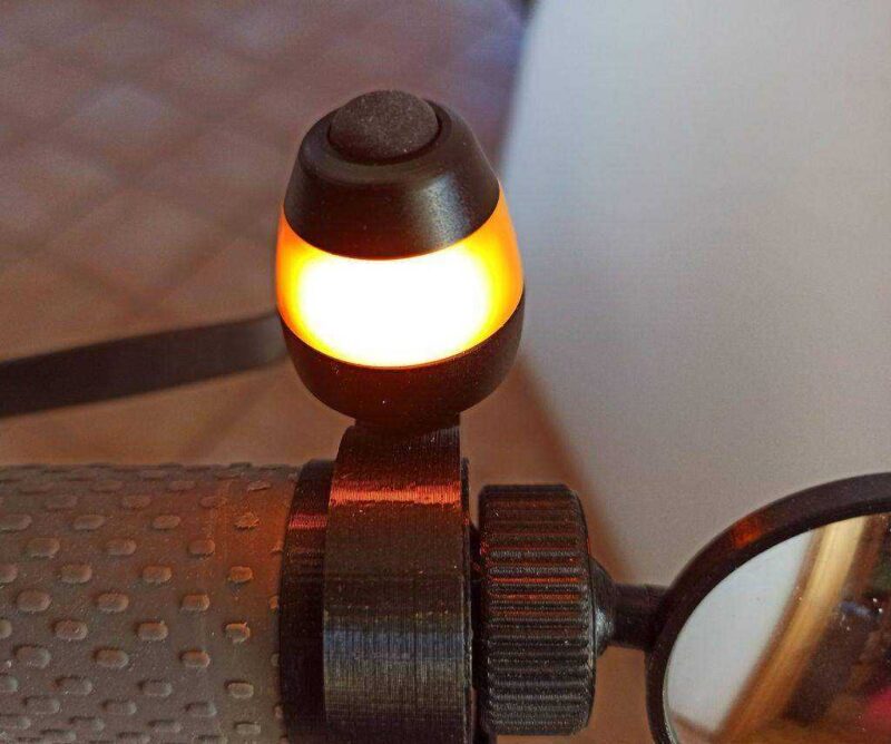 (E) Scooter Veya Bisiklet İçin Sinyal Tutucusu - Blinkerhalterung - Soporte Para Luz Direccional Para Bicicleta O E-Scooter Plastik Aparat