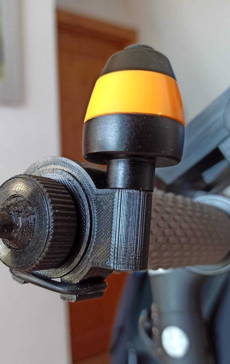(E) Scooter Veya Bisiklet İçin Sinyal Tutucusu - Blinkerhalterung - Soporte Para Luz Direccional Para Bicicleta O E-Scooter Plastik Aparat - Görsel 3