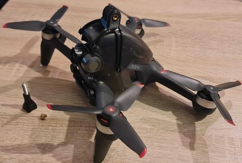 Dji Fpv Drone Gopro - Aksiyon Cam Mount Plastik Aparat - Görsel 2