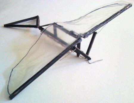 Ornithopter Çerçevesi (Lastik Bant Powered) Plastik Aparat