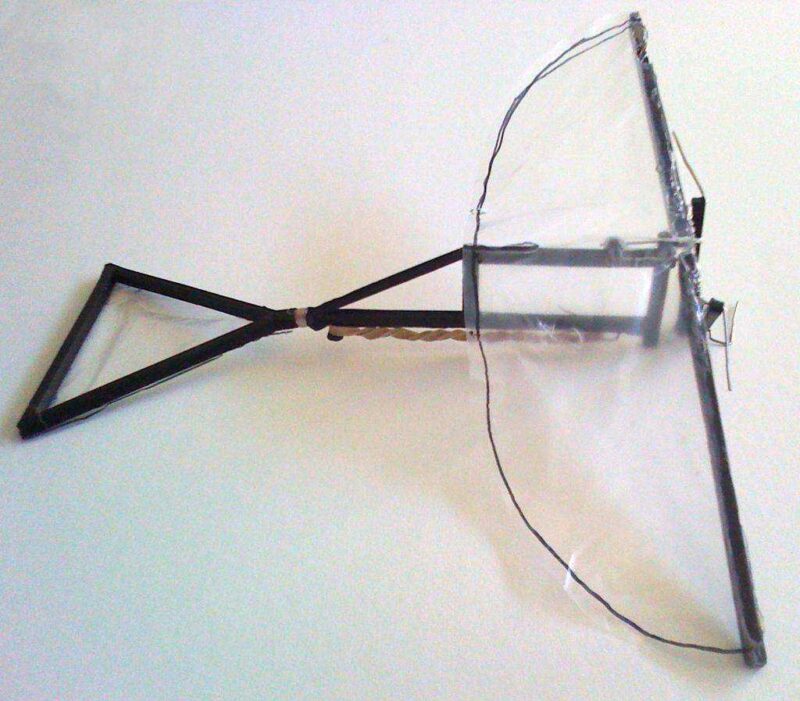 Ornithopter Çerçevesi (Lastik Bant Powered) Plastik Aparat - Görsel 2
