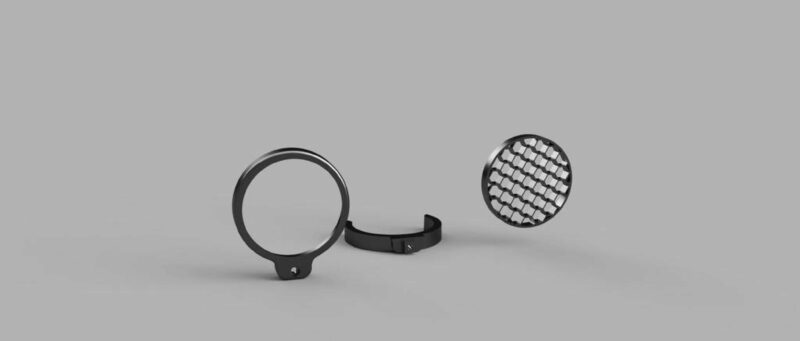 Razer Seiren Mini İçin Küçük Popfilter Plastik Aparat - Görsel 2