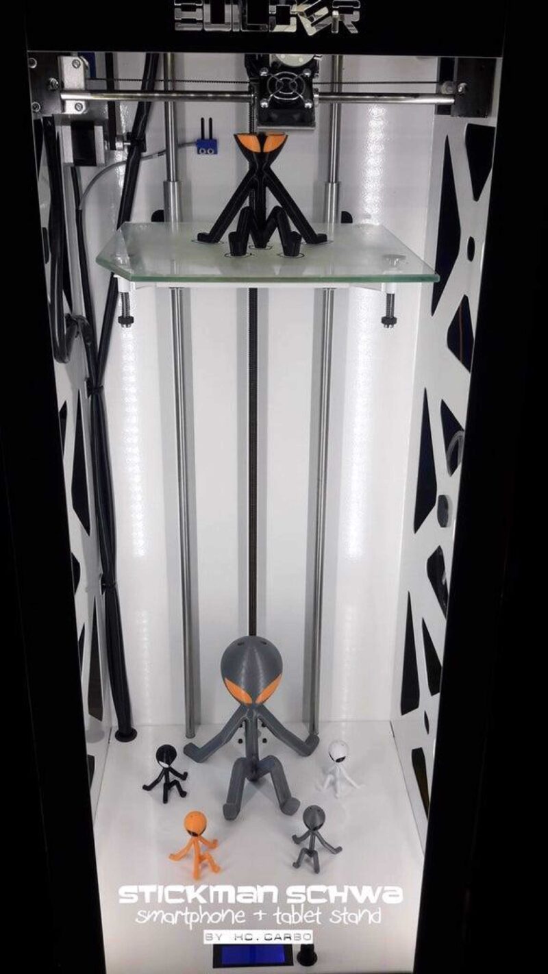 Stickman Schwə (Smartphone Tablet Stand) Küçük Plastik Aparat - Görsel 3