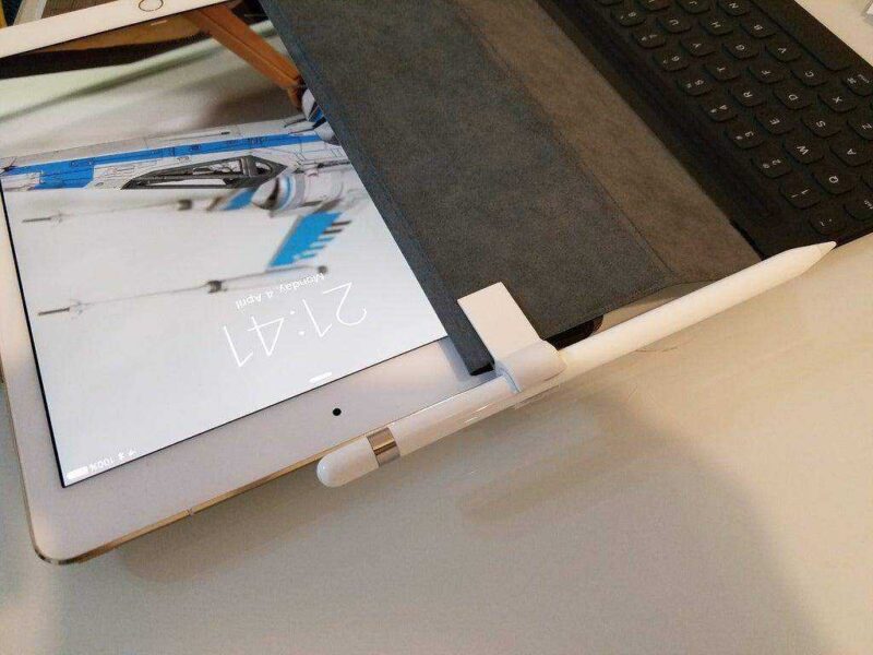 Akıllı Klavye için Apple Kalem Tutucu Klipsi Kalemlik Askı - Görsel 3